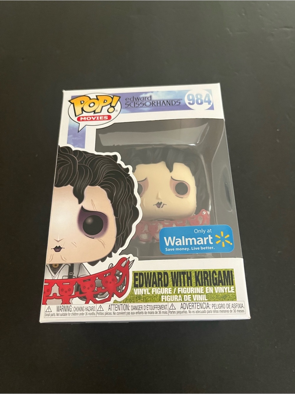 Funko Pop!Edward with Kirigami Vinyl Figure #984-